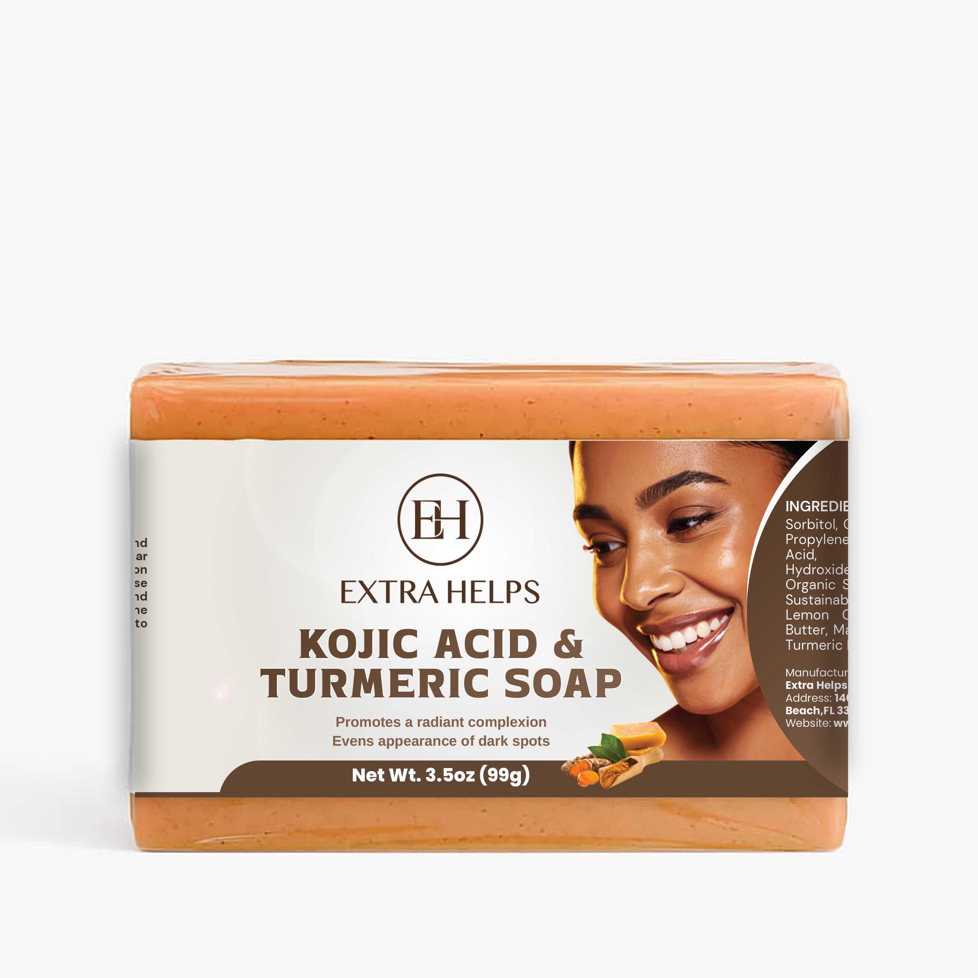 Kojic Acid & Turmeric Soap